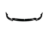 Front bumper cover 3Pcs Carbon Look Car Front Bumper Lip Chin Diffuser Body Kit Spoiler Deflector Tuning Accessories for Tesla for Model 3Y(For 3 Black)