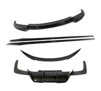 Front Bumper Diffuser For BMW For M6 F06 F12 F13 2013-2018 Air Suspension Shock Front Bumper Lip Rear Bumper Diffuser Rear Trunk Spoiler Side Skirt(Front Lip)