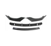 Front Bumper Diffuser For BMW For X3 For X4 G01 G02 2018-2021 Spoiler 4PCS Car Front Bumper Splitter Lip Diffuser Protector Cover Guard Deflector Lips(Carbon Fiber Look)