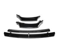 Front Bumper Diffuser For Q5 Q5L 2018 2019 2020 Spoiler Front Bumper Splitter Lip Diffuser Cover Guard Tuning(Glossy black)