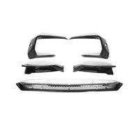 Front Bumper Diffuser For VW T6.1 For Transporter 2019 2020 2021 Front Grille 5Pcs/Set Gloss Black Style Front Splitter Lip Front Kidney(With Hole)