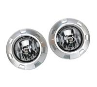 Front Bumper Fog Lamp Compatible With Mitsubishi For Pajero 3 | 2007 2008 2009 2010 V73 V97 Car Fog Lights Assembly Front Bumper Fog Lamp Painting Cover H11 12V 55W