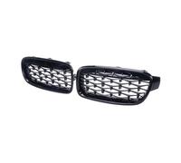 Front Bumper Fog Light Grill For BMW For 3 Series For F30 F31 F35 For 325xi 320i 325i 325i 328i 330i 13-19 Car Diamond Front Kidney Grille Racing Grill Bumper Grille(Gloss Black)