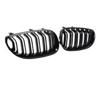 Front Bumper Fog Light Grill For BMW For 5 Series For E60 E61 For M5 For 520I 535I 550I 2003-2010 Glossy Black Front Grille Car Front Kidney Grille Grill Bumper Grille(Gloss Black)