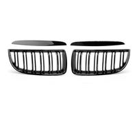 Front Bumper Fog Light Grill For BMW For E90 E91 Tuning For 3 Series 2005-2012 For LCI Car Front Gloss Balck Grills Grille Sports Diamond Bumper Grille(05-08 GB Dual Slat)