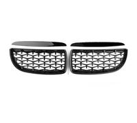 Front Bumper Fog Light Grill For BMW For E90 E91 Tuning For 3 Series 2005-2012 For LCI Car Front Gloss Balck Grills Grille Sports Diamond Bumper Grille(05-08 GBlack)