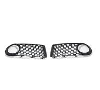 Front Bumper Fog Light Grille 1 Pair Front Bumper Fog Lamp Cover Frame 1C0807683C 1C0807684C for Beetle/Cabrio 2006-2011 Car(1 Left and 1 Right)