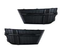 Front Bumper Fog Light Grille A3 SLine S3 2017-2020 2x Car Front Bumper Fog Light Lamp Grille Cover H1ycomb Mesh Style Car Accessories(Original type)