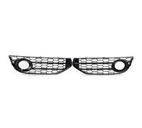 Front Bumper Fog Light Grille for Audi A4 B8 B8.5 Allroad 2009 2010 2011 2012 2013 2014 2015 Fog Light Frame Protective Cover Replacement Mesh Grills Fog Light Cover,A-Black
