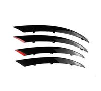 Front Bumper Fog Light Grille For Mercedes For Benz W205 C Class C180 C200 C250 C260 C300 Sport 2015-2018 Front Bumper Trim Fog Light Intake Cover Canard Car Fog Light Grill Cover(Glossy Black)