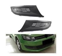 Front Bumper Fog Light Grille for VW Polo 2009 2010 2011 2012 2013 2014 2015, Left Right Front Lower Bumper Fog Light Grill Replacement Car Fog Light Grille Spare Parts Replacement Auto Accessories