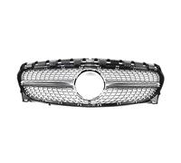 Front Bumper Fog Light Grille Front Bumper Grille for Mercedes for Benz CLA Class W117 20132016 for sport Racing Grill GT Style Diamond Facelift ABS Auto Accessories(Diamond Silver)
