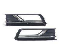 Front Bumper Fog Light Grille Grill Cover For VW For P&assat NMS 2016 2017 2018 56D853665C 56D853666C PYPFQUMQGR(Left and Right)