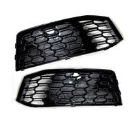Front Bumper Fog Light Grille Insert for Audi A4 Sline 2017-2019 A pair, Mesh Cover Lower Grille Replacement Stylish Protective