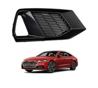 Front Bumper Fog Light Grille Insert for Audi A7 C8 S-Line 2019-2024, Mesh Cover Lower Grille Replacement Stylish Protective,Right