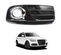 Front Bumper Fog Light Grille Insert for Audi Q5 2013-2017, Mesh Cover Lower Grille Replacement Stylish Protective,Right