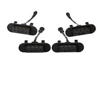 Front Bumper Fog Light Lamp 4Pcs Grill Car LED Light For Bronco For BadLands 2021 2022 2023 Front Grille Lights Amber Warning Daylights DRL Daytime Running(Type A)