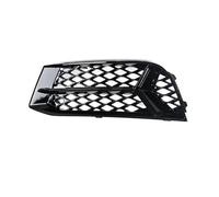 Front Bumper Fog Light Lamp For A3 2017 2018 2019 2020 Honeycomb Fog Lamp Frame Hollow Grille Under The Net Black Bright Car Accessories(Left)