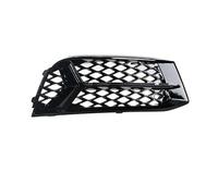 Front Bumper Fog Light Lamp For A3 2017 2018 2019 2020 Honeycomb Fog Lamp Frame Hollow Grille Under The Net Black Bright Car Accessories(Right)