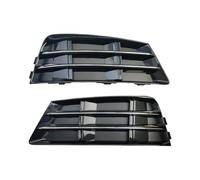 Front Bumper Fog Light Lamp Grille Cover Frame Compatible With Audi A4 B9 2016 2017 2018 8W0807681R 8W0807682R