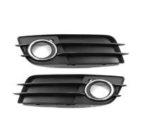 Front Bumper Fog Light Shell Car Accessories Compatible With Audi A4 B8 S4 Edition 2009-2012 Lamp Frame Housing(1 Pair)