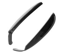 Front Bumper Fog Light Splitter Canard Air Cover Trim for - C Class W205 C43 2019+ Gloss Black