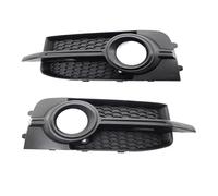 Front Bumper Fog Light Surrounds Compatible With A1 2010 2011 2012 2013 2014 Front Bumper Fog Light Grill Honeycomb Mesh Fog Light Lamp Cover 8X0807682B Unique Parts(Pair)