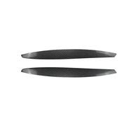 Front Bumper For A3 8P 2004-2013 2 Pieces Of Car Headlight Eyelid Head Lamp Eyebrow Cover Decoration Lip Spoiler(Carbon Fiber)