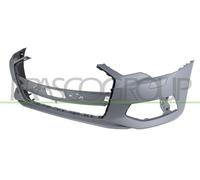 Front Bumper For Audi A6 With Headlight Washer Holes 2018 Onwards Models Primed
