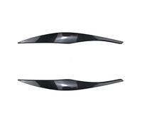 Front Bumper For BMW 3 Series E90 E91 316d 318i 320i 320d 325i 330i 2005-2012 Car Evil Headlight Eyebrows Eyelid 3D Sticker Lip Spoiler(Carbon Look(05-08))