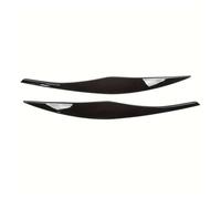 Front Bumper For BMW E90 E91 3 Series 2005-2012 Headlamp Eyebrows 1Pair Car Headlight Eyelid Cover Trim Lip Spoiler