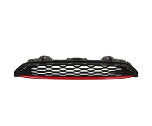 Front Bumper Grill, Black Red Front Upper Grill Compatible With All 3Gen Pre-LCI and LCI1 F55 F56 F57 Standard One S JCW Models 51137393456