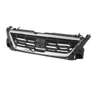 Front Bumper Grill, Car Front Bumper Cover Vent Grille With Chrome Surround 6F0853654E Replacement for SEAT 6F MK5 Pre-Facelift 2017 to 2021