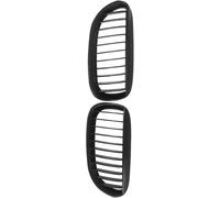 Front Bumper Grill Car Front Grille for BMW E63 E64 6 Series 650i For M6 2004-2010 Bumper Kidney Grill(Matte Black)