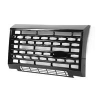 Front Bumper Grill,Gloss Black Adventure Style Front Grille Grills Replacement for Defender 90 110 130 1990 to 2016