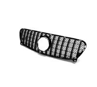 Front Bumper Grill GT Diamond Style GLA Grille For Mercedes For Benz GLA Class X156 2014-2016Year GLA200 GLA260 GLA250 Front Grille Grills(B Black)