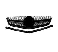 Front Bumper Grill Radiator Grille Racing Grill Compatible For Benz C Class W204 C63 07-13(07-11 B)