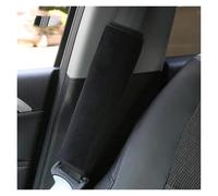 Front Bumper Grille 1/2Pcs Car Seat Belt Cover Adjustable Plush Safety Shoulder Pad Soft(1PCS Black)