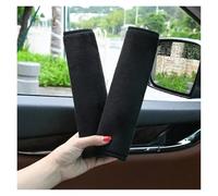 Front Bumper Grille 2PCS Universal Car Safety Belt Cover Adjustable Seat Shoulder Strap Protector Pad(2PCS-Velvet Black)