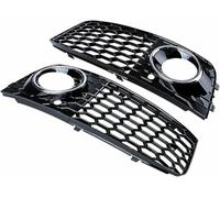 front bumper grille Car Front for Radiator Grilles For A4 For A 4 B8 2008-2012 Glossy Bumper(Chrome)