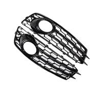 Front Bumper Grille Compatible With A3 8P For S-Line 2012 2011 2010 2009 8P0807681 Honeycomb Front Bumper Fog Light Lamp Grille Frame Cover Mesh Grill 8P0807682