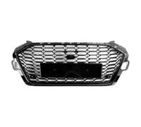 Front Bumper Grille Compatible With A4 S4 B9.5 2020 2021 2022 OE 8W0853651D Replacement Honeycomb Radiator Grill Front Bumper Kidney Grill