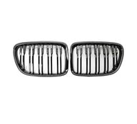 Front Bumper Grille Compatible With For E84 X1 18i 20i 25i 28i 2009 2010 2011 2012 2013 2014 2015 Front Bumper Kidney Grille Double Line Grills 51117347667
