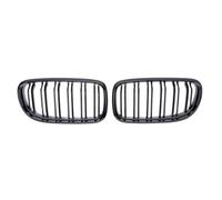 Front Bumper Grille Compatible With For E90 E91 LCI 3 Series For 325i 328i 335i 335xi 330i 330xi 2009 2010 2011 2012 Car Front Kidney Grille Double Line Grill(Glossy black)