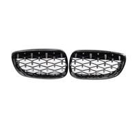 Front Bumper Grille Compatible With For E92 E93 3 Series Coupe 2006 2007 2008 2009 2010 Car Front Kidney Bumper Hood Grill Diamond Meteor Grill 51712158985