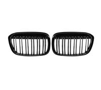 Front Bumper Grille Compatible With For F48 F49 X1 2016 2017 2018 2019 Car Front Bumper Kidney Grill Grille Glossy Black Racing Grille Dual Slat Grill Grilles