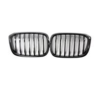 Front Bumper Grille Compatible With For G01 G02 G08 X3 X4 2018 2019 2020 2021 2022 Car Front Bumper Kidney Grille Double Slat Grille Racing Grille 51712462817(Single)