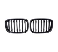 Front Bumper Grille Compatible With For X3 X4 G01 G02 G08 2018 2019 2020 2021 Car Front Kidney Grill Single Line Slat Grills Front Bumper Racing Grille Grills