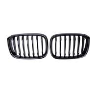 Front Bumper Grille Compatible With For X3 X4 G01 G02 G08 2018 2019 2020 2021 Car Front Kidney Grill Single Line Slat Grills Front Bumper Racing Grille Grills