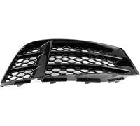 Front Bumper Grille Double Bridge Grill For RS5 For B8.5 2013-2016 Glossy Black Car Front Fog Light Grilles(L)
